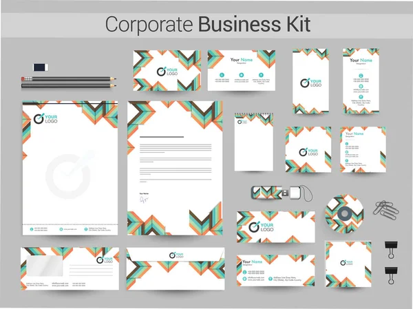 Kurumsal iş teçhizat soyut çizgili.
