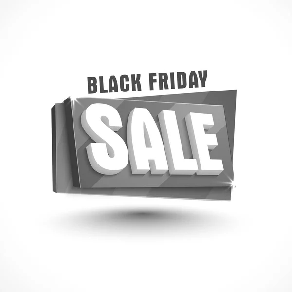 Black Friday Wyprzedaż Banner Design. — Wektor stockowy