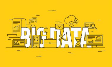 Büyük veri, makine alogorithms, analytics kavramı emniyet ve secu