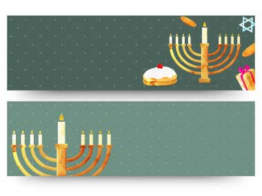 Yahudi tatil Hanukkah menorah (geleneksel Mumluk), d ile
