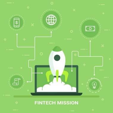 Internet para büyüme veya başlangıç kavramı. 