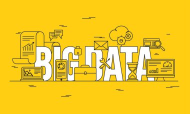Büyük veri, makine alogorithms, analytics kavramı emniyet ve secu