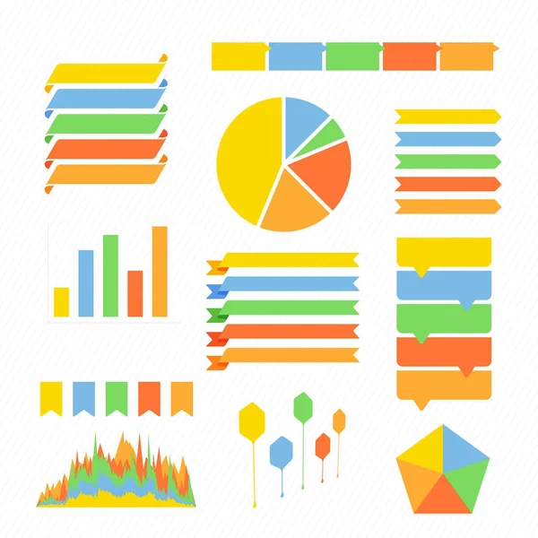 Infographics set. Affärsidé. — Stock vektor