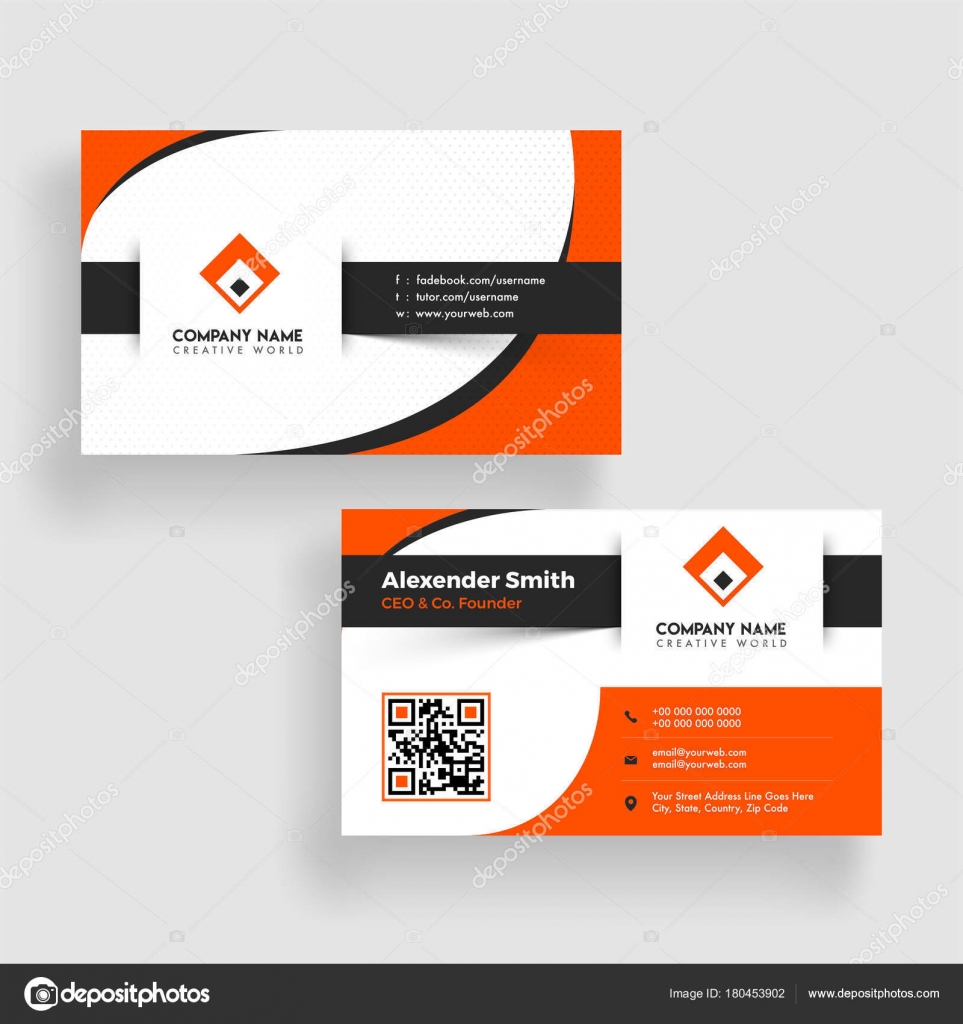 modern business card template design both sided contact card f contact card template