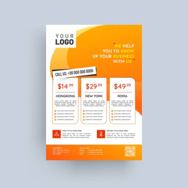 Tasarım yıllık rapor, kapak, vektör şablon broşürler, el ilanları, 