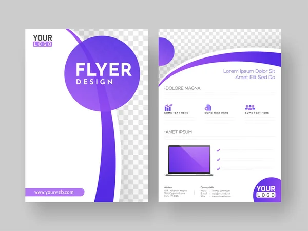 Ontwerp jaarverslag, dekking, vector sjabloon brochures, flyers, — Stockvector