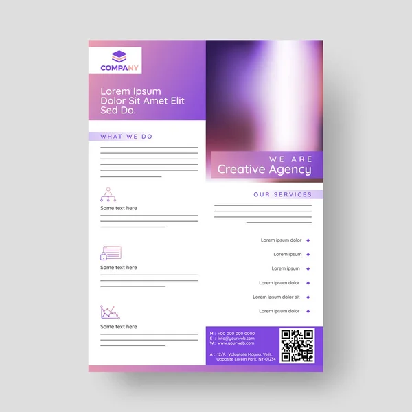 Ontwerp jaarverslag, dekking, vector sjabloon brochures, flyers, — Stockvector