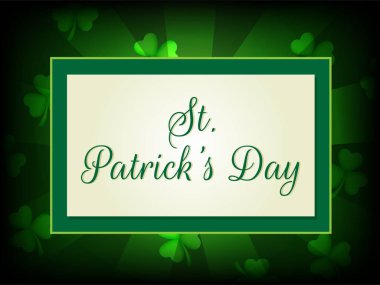 Aziz Patrick günü kutlama arka plan.