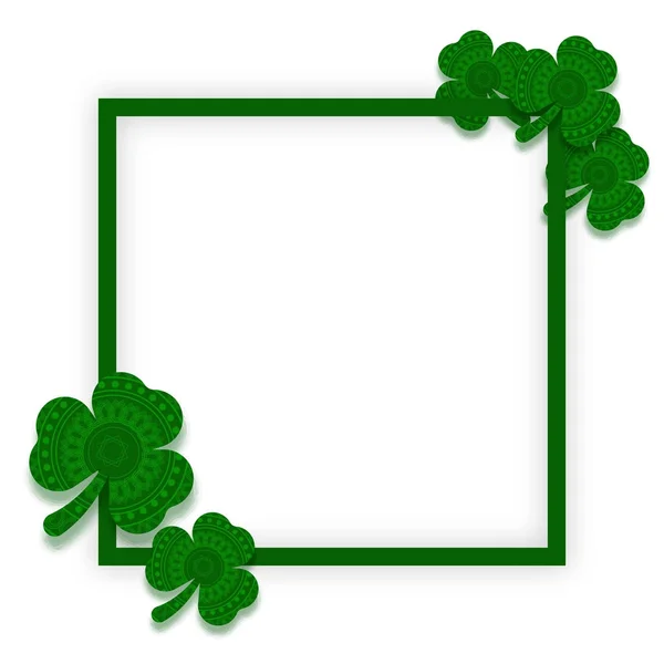 St. Patrick's Day celebration background. — Stock Vector