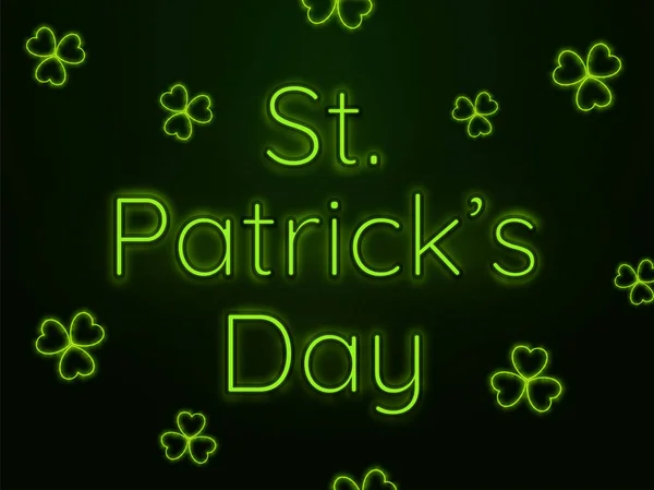 St. Patrick's Day celebrazione sfondo . — Vettoriale Stock