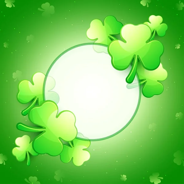 St. Patrick's Day celebration background. — Stock Vector