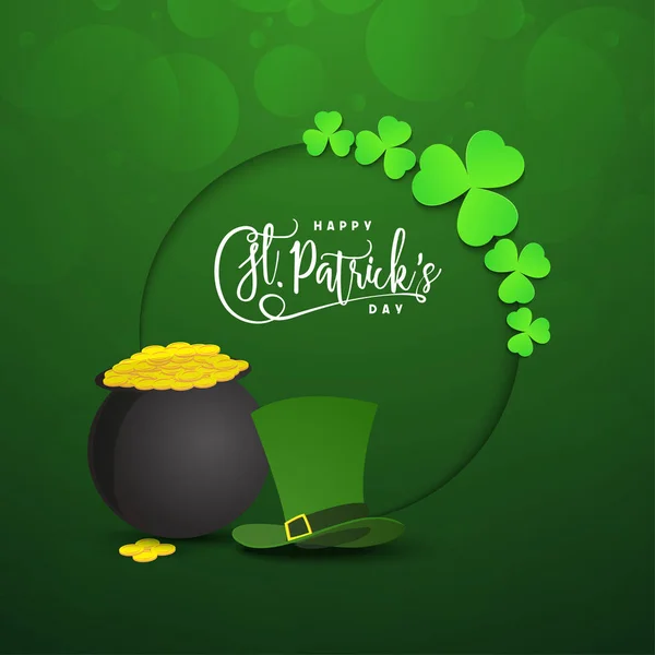 St. Patrick's Day celebration háttér. — Stock Vector