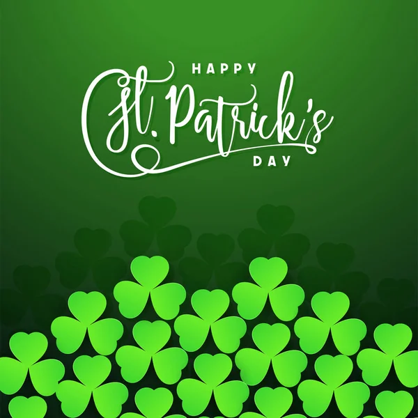 St. Patrick's Day celebration background. — Stock Vector