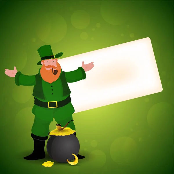 St. Patrick's Day firande bakgrund. — Stock vektor