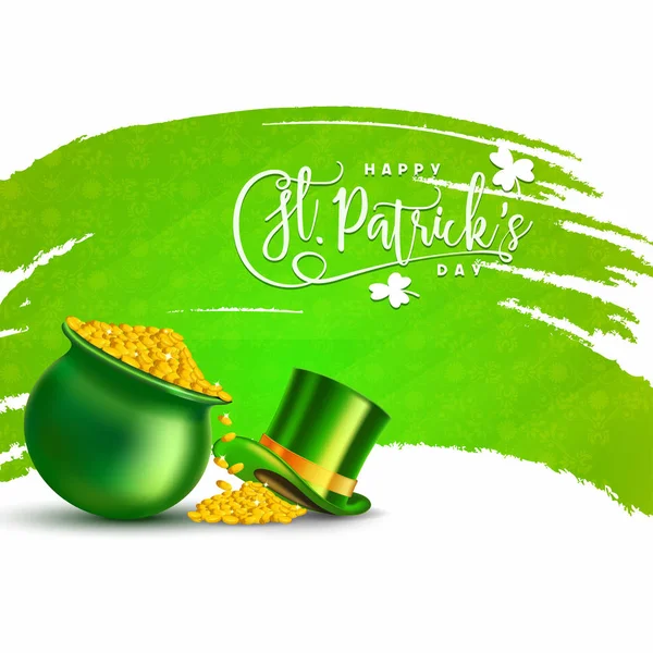 St. Patrick's Day celebrazione sfondo . — Vettoriale Stock