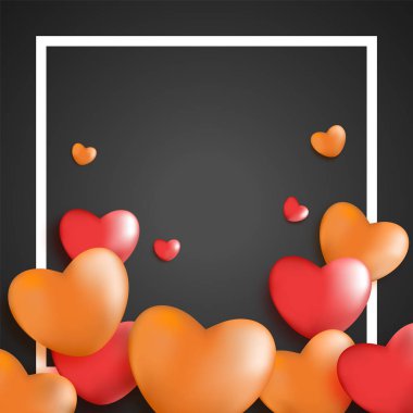 Mutlu Sevgililer günü kutlama kavramı.