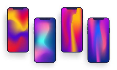 Akıllı telefonlar duvar kağıdı koleksiyonu.