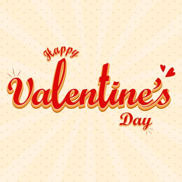 Happy Valentines Day viering concept. — Stockvector