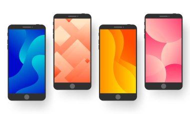 Akıllı telefonlar duvar kağıdı koleksiyonu.