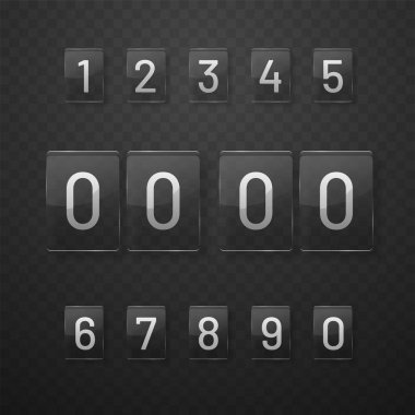 Geri sayım Web sitesi, metalik renk backgr dijital saat timer