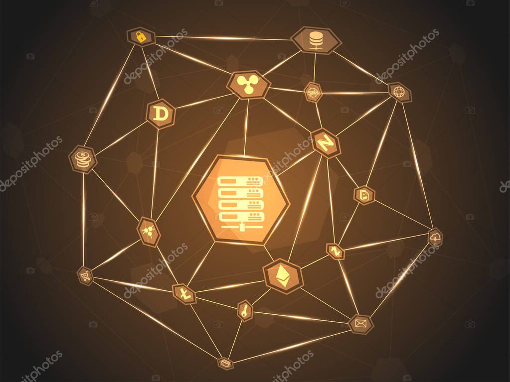 Blockchain Network Concept Distributed 180568608 - WDRFree Vector illustration of Blockchain Network Concept Distributed 180568608