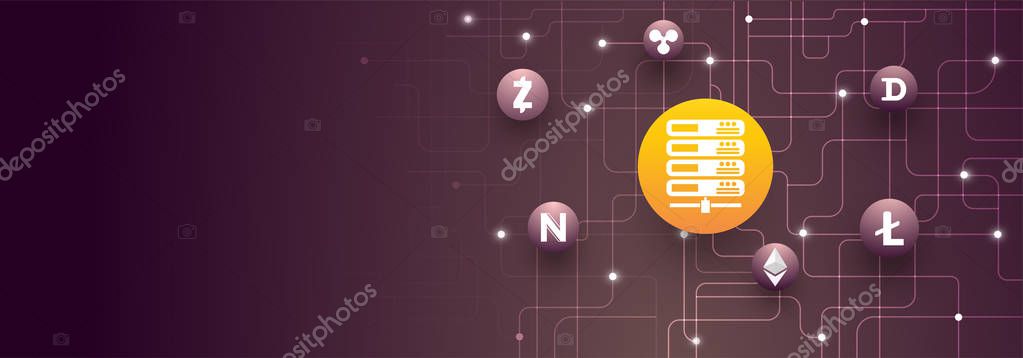 Blockchain Network Concept Distributed 180568706 - WDRFree Vector illustration of Blockchain Network Concept Distributed 180568706