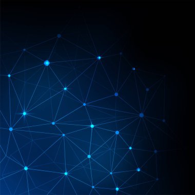 Blockchain ağ kavramı, dağıtılmış genel muhasebe, bilgisayar bağlantısını