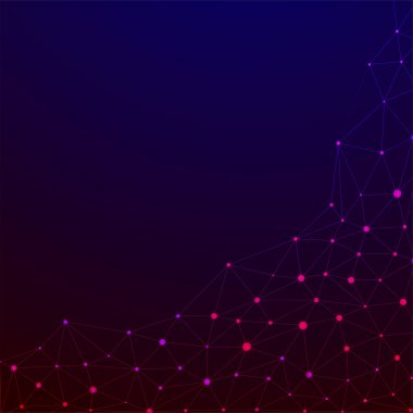 Blockchain ağ kavramı, dağıtılmış genel muhasebe, bilgisayar bağlantısını