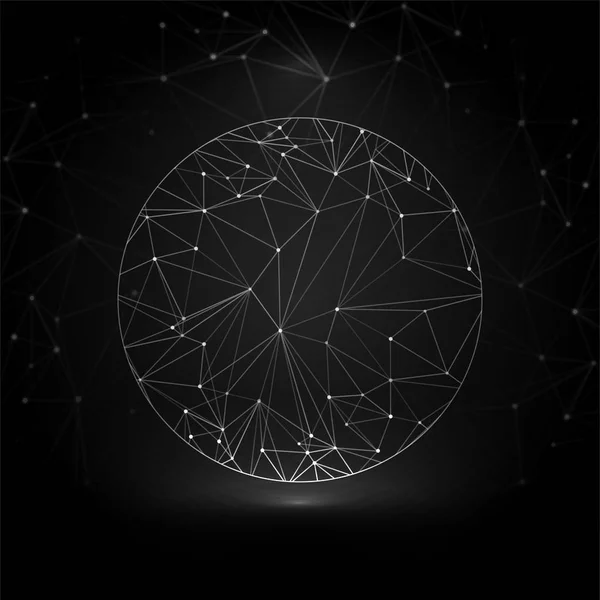 Blockchain hálózati fogalom, elosztott könyvelés, számítógépes csatlakozáshoz, valamint — Stock Vector