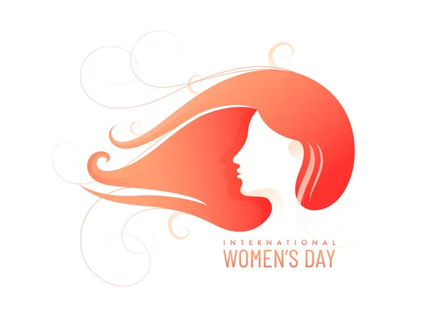 Happy Women's Day celebration design. — Stock Vector