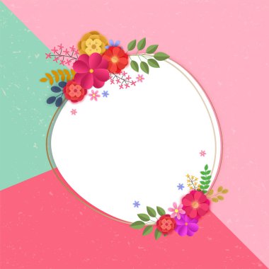 Mutlu kadın gün kutlama tasarım.