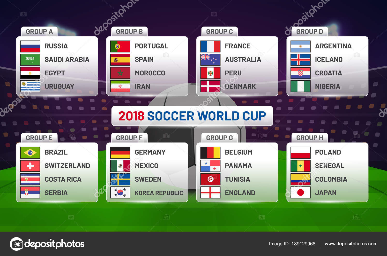 Russia 2018 world cup calendar