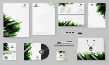 Mockup kümesi marka, kurumsal kimlik mockup l içerir