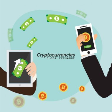 Cryptocurriencies, küresel değişim kavramı, dijital curriencies 