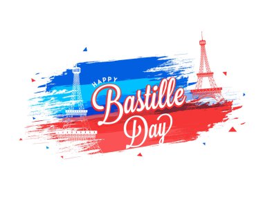 Mutlu Bastille günü kutlama arka plan.