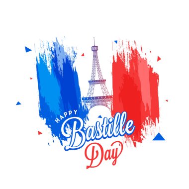 Mutlu Bastille günü kutlama arka plan.