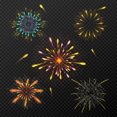 renkli havai fişek arka plan.