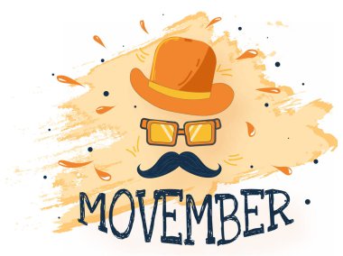 Şapka, gözlük ve bıyık takan yaratıcı erkek yüzü.