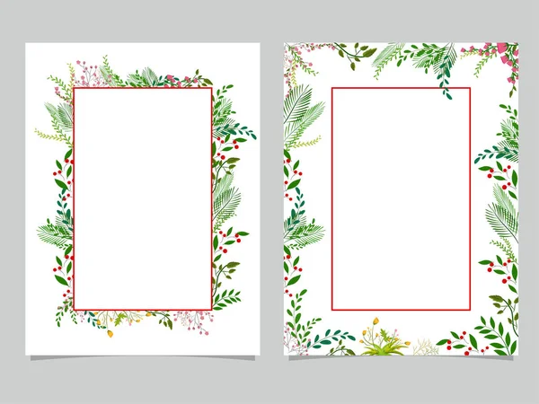 Weißer Rand Hintergrund mit floralem Design verziert. — Stockvektor
