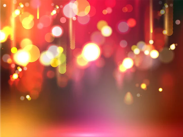 Gradiente Resumen Bokeh Efecto de iluminación Fondo . — Vector de stock