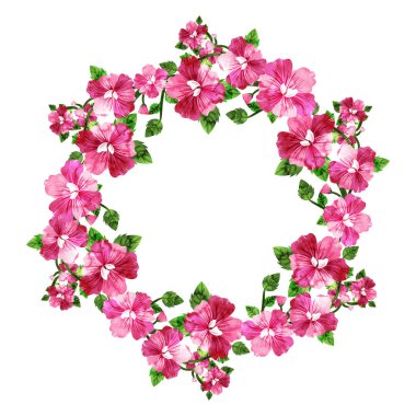 Beyaz Yapraklı Suluboya Efekti