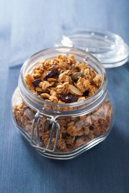 cam sağlıklı ev yapımı granola