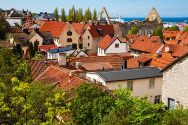 Visby city adlı gotland, İsveç