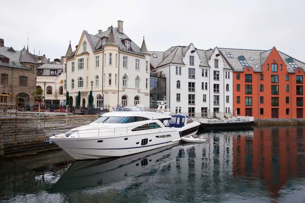 Houses of Alesund town Norway — Stock Photo, Image