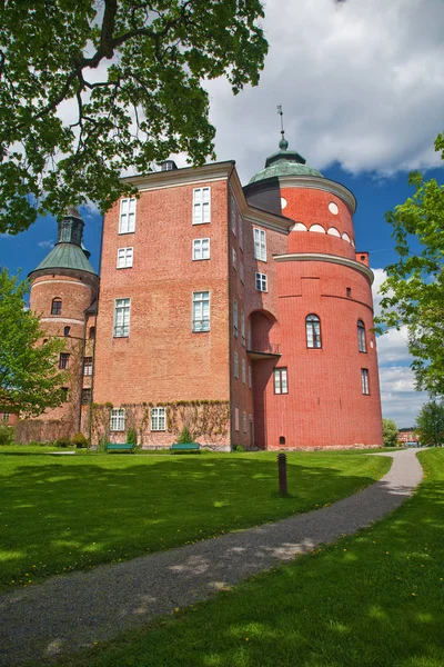 Вид на замок Грипсхольм в Швеции — стоковое фото