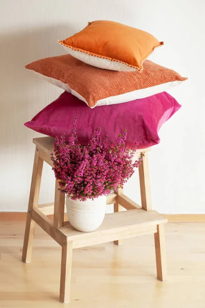 renkli minderler rahat ev sonbahar ruh çiçek