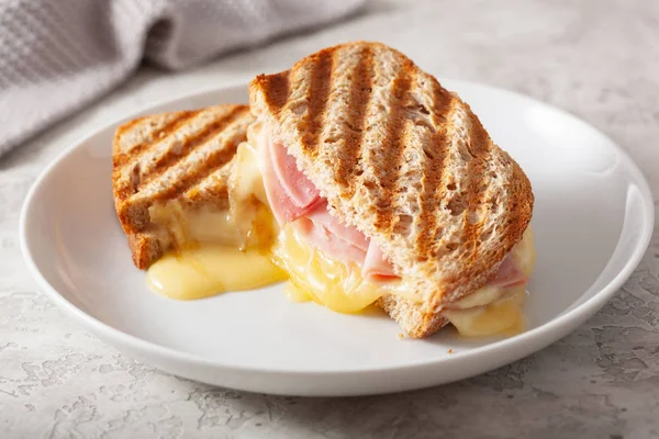 grilled ham and cheese sandwich