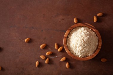 Badem unu. Keto paleo glütensiz diyet için sağlıklı malzeme