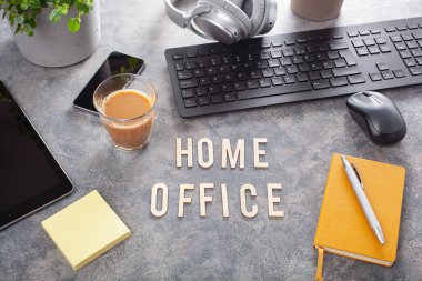 Klavye bilgisayarlı ofis metin masası akıllı telefon, ev bilgisayarları, çalışma alanı