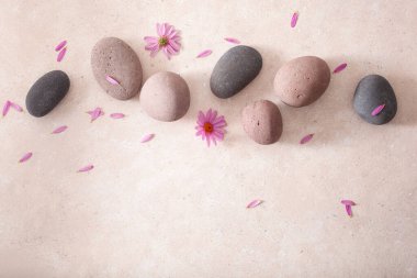 spa taşları düz yatıyordu masaj rahatletmek tedavi